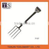 Gardening Tools Digging Fork With Wooden Handle thumbnail-1
