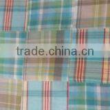 Madras Check Patchwork Handmade Pure Fabrics For Coat thumbnail-1