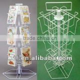 3 Tier Counter Top Greeting Card Display Stand with Sign Holder Hot