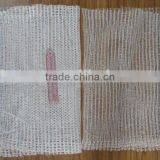 Transparent & White Raschel Mesh Bag thumbnail-1