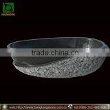 Solid Stone Freestanding Black Bathtub thumbnail-1