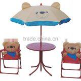 Kids Portable Folding Garden Furniture Sets, Children Table and Chairs thumbnail-1
