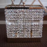 crystal hanging centerpieces/ wedding centerpiece/ wedding table centerpiece