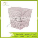 Arc-shape Metal Punched Decorative Trash Can For Home/Office thumbnail-1