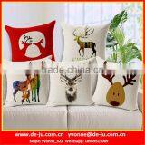 Elk Reindeer Wooden Sofa Seat Cushion thumbnail-1