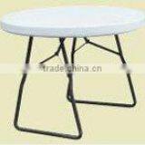 2016 Hot Sale High Quality Blow Molded Small Round Plastic Tables for Sale thumbnail-1