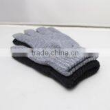 Wholesale Factory 100% Winter Long Warm Wool Felt Knitted Gloves thumbnail-6