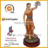 8" Resin Bronze Finish Lady Justice Sculpture Statue thumbnail-5