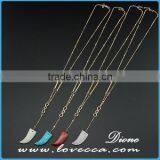 Wholesale Jewelry Natural Gemstone Faux Druzy Pendant Necklace For Women thumbnail-3