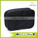 Men Black Oxford Toiletry Bag With Net thumbnail-1