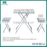 Small Portable Folding Aluminum Tables and Chairs