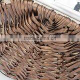 Large Size Willow Shopping Basket With Handles thumbnail-6