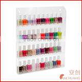 40 Bottles Clear Acrylic Wall Display Storage Rack 16" x 12" thumbnail-1