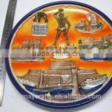Wholesale Custom High Quality Rhoodes Souvenir Ceramic Plate for Sale thumbnail-3