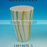 Newest Chinese Ceramic Blue And White Flower Pot