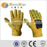 Mechanic Gloves Leather Working Gloves Impact Gloves thumbnail-1