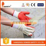 DDSAFETY 2017 Cotton Rubber Working Safety Glove 10 Gauge Bleach Cotton With Red Rubber Glove thumbnail-2