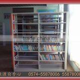 Double Sided Steel Library Shelves,School Metal Bookshelf,Steel Book Shelf thumbnail-6