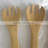 Bamboo Toothed Salad Spoon With Paint/FDA/SGS/LFGB thumbnail-2