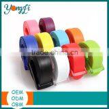 Wholesale Silicone Unisex Fashion Rubber Silicone Belts thumbnail-3