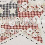 2017 Hot Sale for National Day Beautiul Star Many Buttons Fabric Wood Shadow Box Frame thumbnail-2
