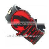 Fashionable Promotion 3d Custom Soft Pvc Bracelet thumbnail-2