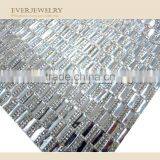 24*40cm Hot Fix Square Crystal Rhinestone Mesh Bling 10*10cm thumbnail-2