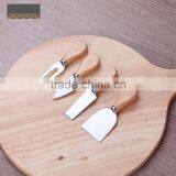 OAK Wood Handle Cheese Knife Set thumbnail-3