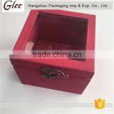 W Holesale Simple Colorful Eco-friendly Original Wooden Box for Watch With Good Price Wood Box thumbnail-1