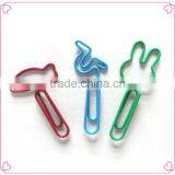 Lovely Long Colorful Metal Animal Shapes Paper Clip Bookmark thumbnail-5