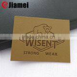 Personalized 3d Oem Artwork Custom Fashion Designer Jeans pu Patches Labels