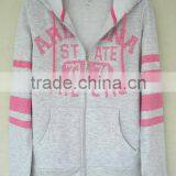 Women's Hoody Zipper-up Jacket,Sport Jacket With Hoodies,fleece Jacket/sweater,crack Print Jacket thumbnail-1