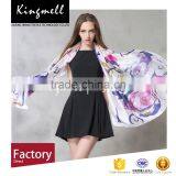 Lady Georgette Long Soft Scarf Chiffon Hijab Scarf Shawl Stole Scarves thumbnail-1