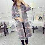 Wholesale Ladies Knitted Sweater Coat Women Long Knit Cardigan thumbnail-6