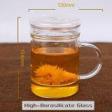 Glass Cup Kungfu Tea Cup Three Part Glass Mug Filter Glass Cup Coffee Mug Milk Cup Juice Cup for Hotel and Resturant thumbnail-4