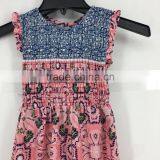Girl Stock Floral Sleeveless Print Long Casual Dress thumbnail-3