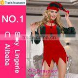 Soubrette Sexy Vixen Christmas Santarina Costume thumbnail-1