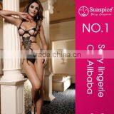 New Hot Sale Transparent Butterfly Bra Sexy Lingerie with Strings