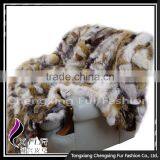 CX-D-61 100% Natural Real Fox Fur Plate / Wholesale Price Fox Fur Blanket thumbnail-3