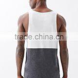 Mens Contrast Casual Cotton Tank Top thumbnail-2