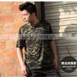 2016 Wholesale Men Camouflage Dryfit Breathable T-shirt Men Army Tactical Combat T Shirt Military Sport Camo Camp Mens T Shirts thumbnail-6