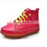 2017 Hot New Products Cow Leather Rubber Sole Baby Boots thumbnail-2