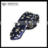 Wholesale Fashionable Musical Notes Printed Tie thumbnail-4