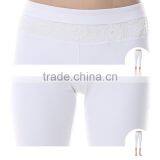 Wholesale Fitness Women Cropped Lace Yoga Pants in Guangzhou thumbnail-6