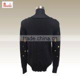 55%Cotton25%Viscose20%Nylon,Star Embroidery Sweater, thumbnail-2