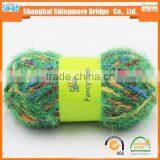 Online Shopping First Choice Yarn From China Twisted Yarn Factory Cheap Wholesale Twist Feather Yarn for Fanshion Hand Knitting thumbnail-1