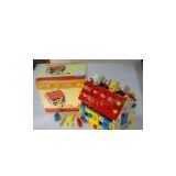 Assembling Disassembly Screw House Wooden Puzzle Toys for Child Focus / Sensory Intuition