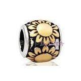 18K Gold Plating European Style Beads With Thick Silver Plating Beads thumbnail-1