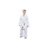 White bamboo fabric Judo Uniform Gi Martial Arts Suit with Belt for Boys