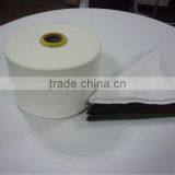 100% MJS Spun Polyester Yarn for Weaving Tablecloth and Napkins